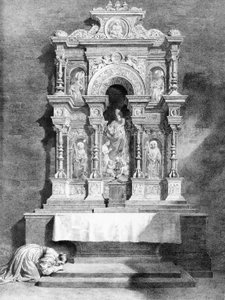 Altar von Olbein von Jean Honore Fragonard